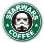 Preview: Starwars Coffee Art Design round special Glass Picture!